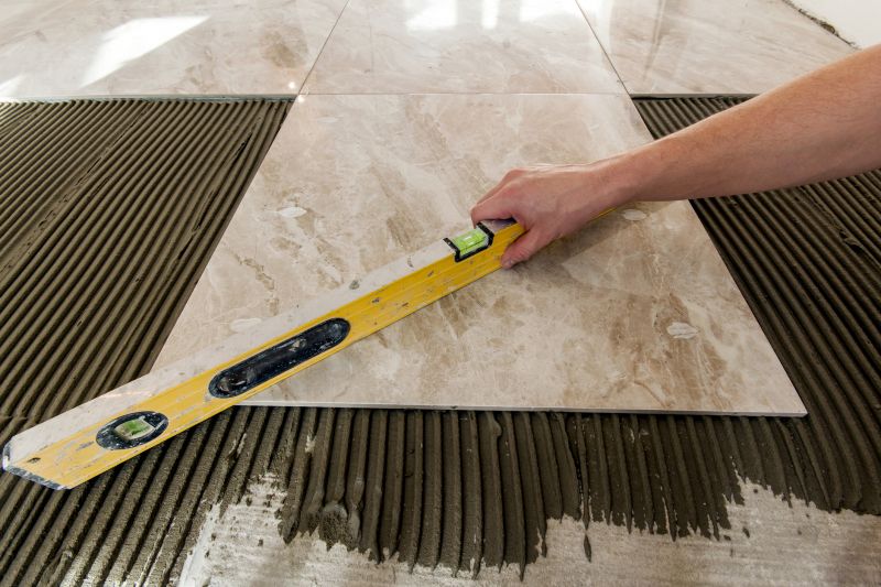 Travertine Floor Installation